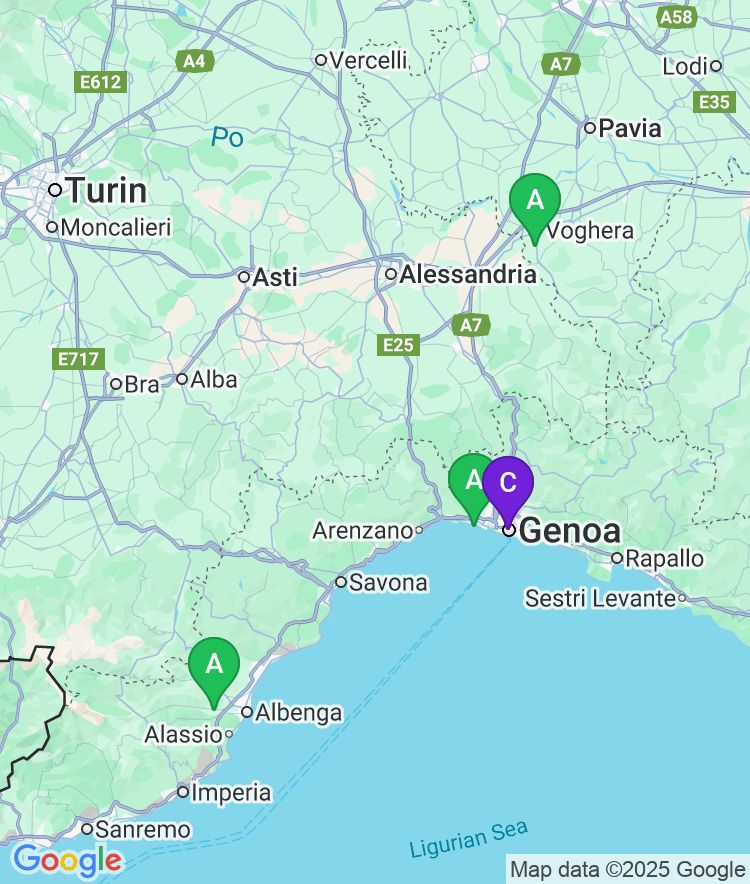 Genoa Available Airport Options